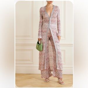 Ronny Kobo Missoni style long cardigan